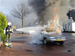 Prio 1 Brand Wegvervoer Auto Piterpolle Twijzel